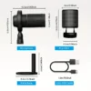 USB Condenser Microphone with Quick Mute