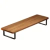 Solid Wood Computer Desk with Ergonomic Adjustment